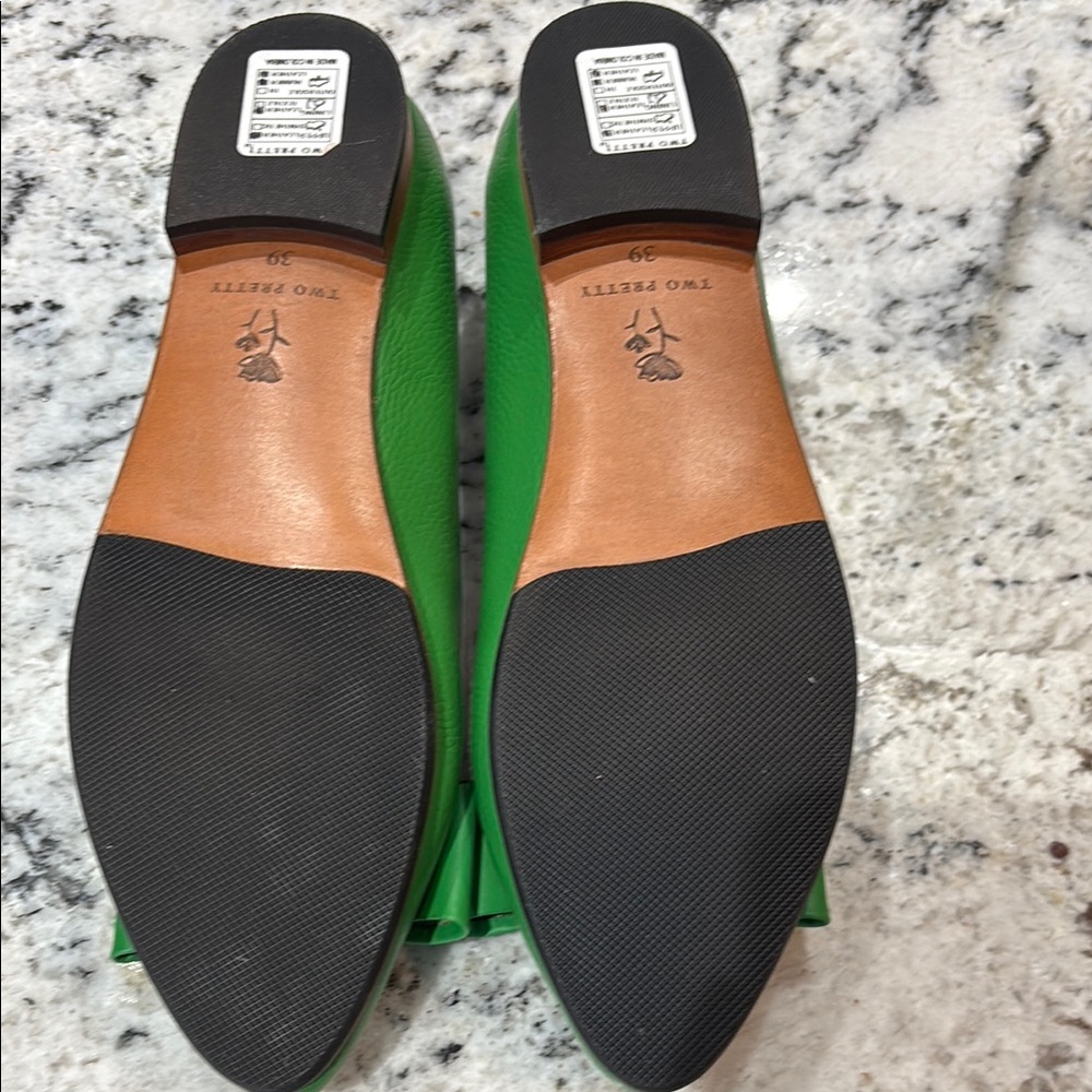 Genuine Leather Flats with Bow - Picture 12 of 15
